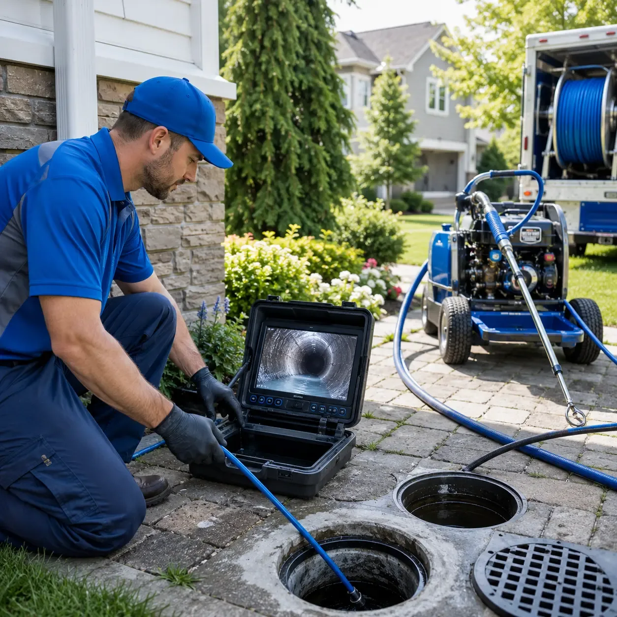 Outdoor drain cleaning professionals serving Haslet, TX